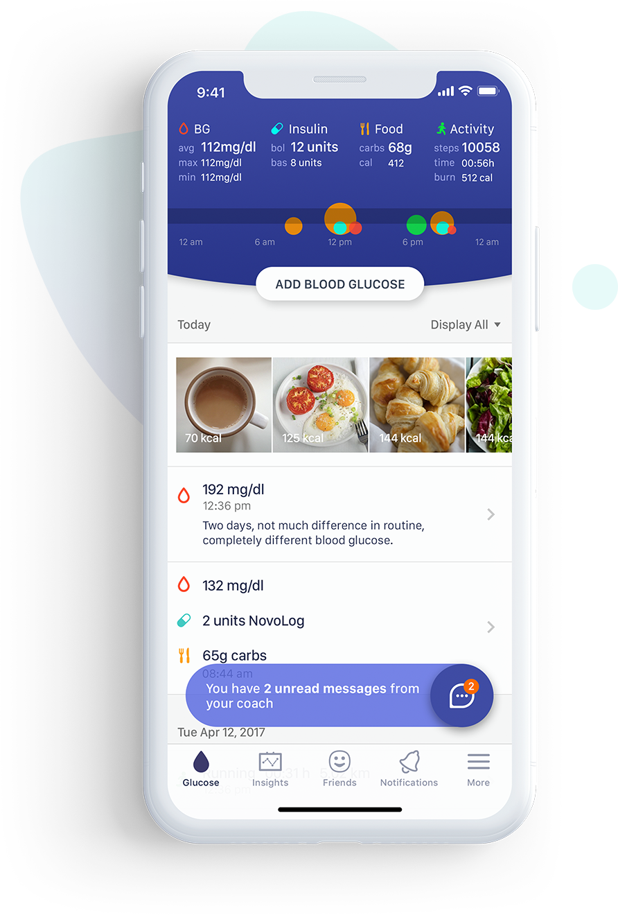 Glucose Buddy Diabetes & Blood Sugar App, Nutrition, Coaching